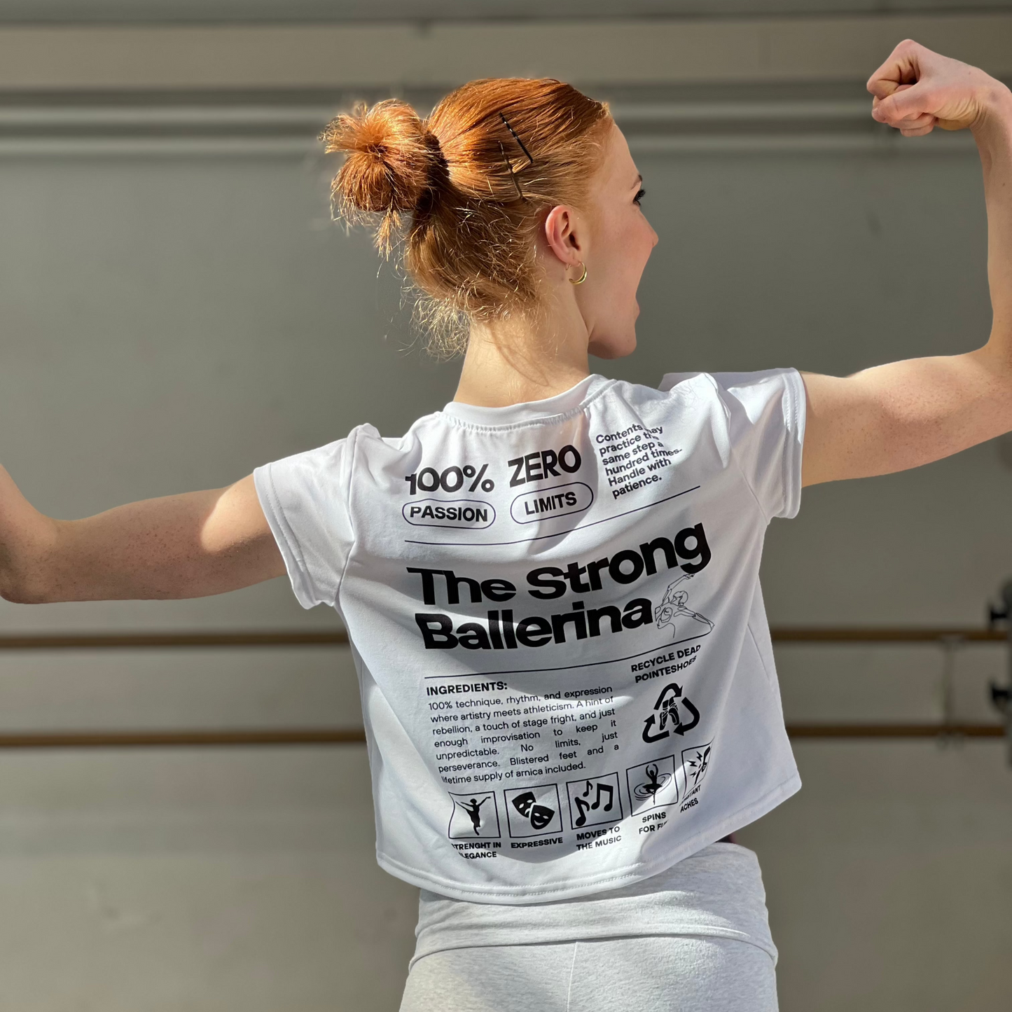 The Strong Ballerina – White