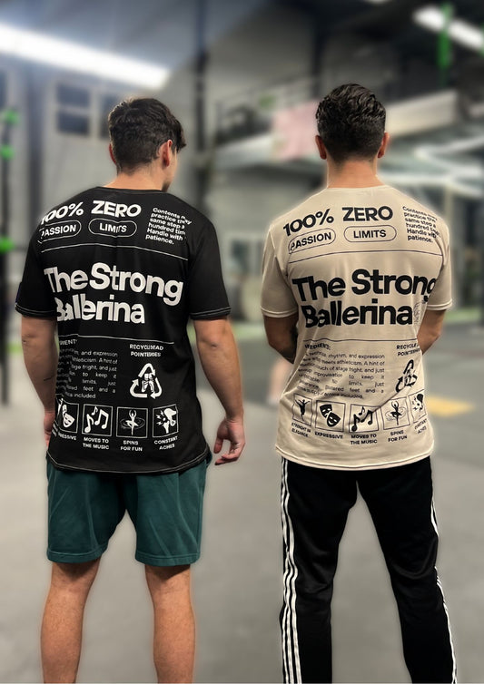 The Strong Ballerina - Beige T-Shirt