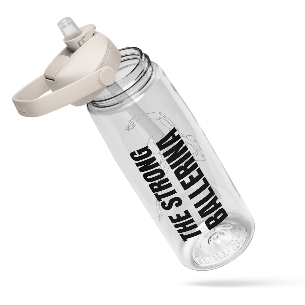 Flip straw water bottle - The Strong Ballerina edition