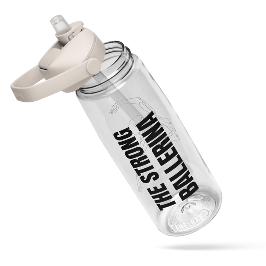 Flip straw water bottle - The Strong Ballerina edition