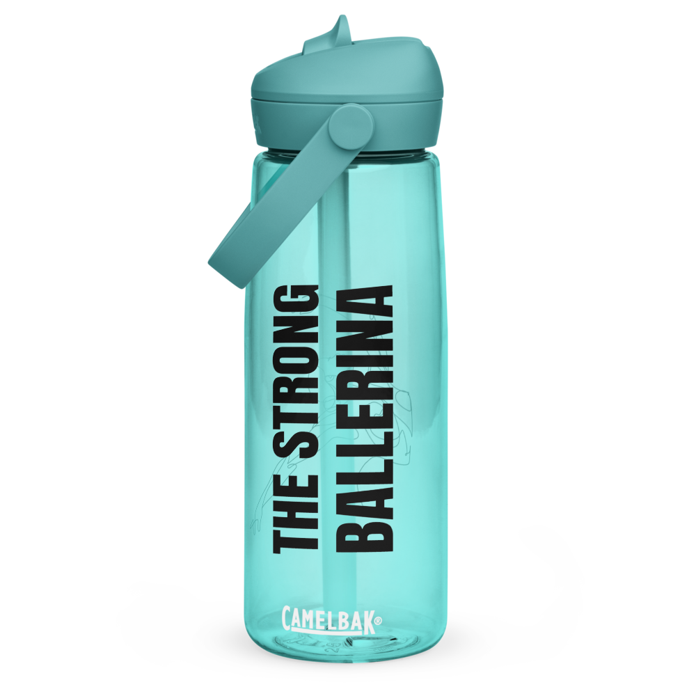 Flip straw water bottle - The Strong Ballerina edition