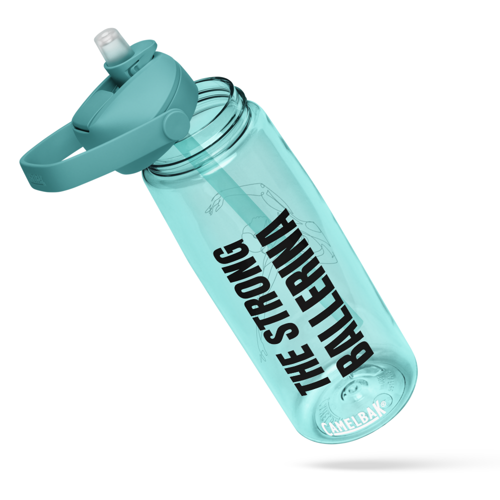 Flip straw water bottle - The Strong Ballerina edition