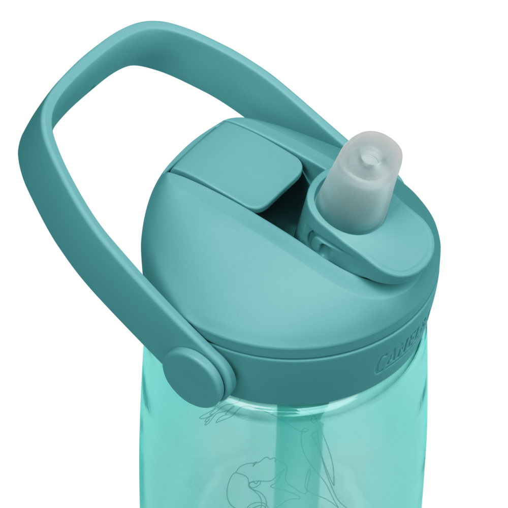 Flip straw water bottle - The Strong Ballerina edition