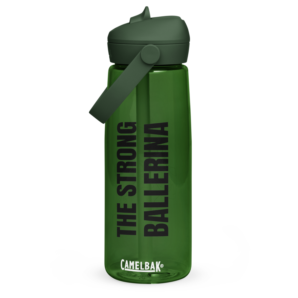 Flip straw water bottle - The Strong Ballerina edition