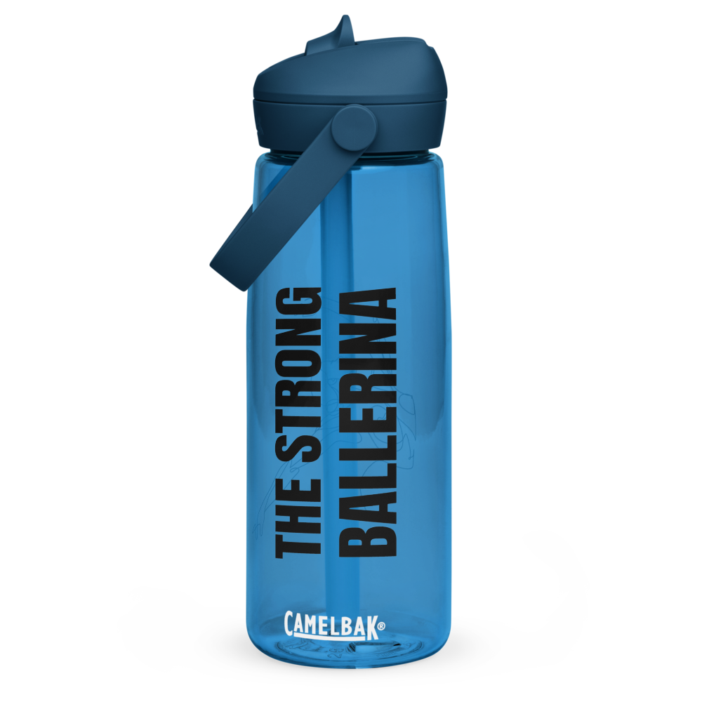 Flip straw water bottle - The Strong Ballerina edition