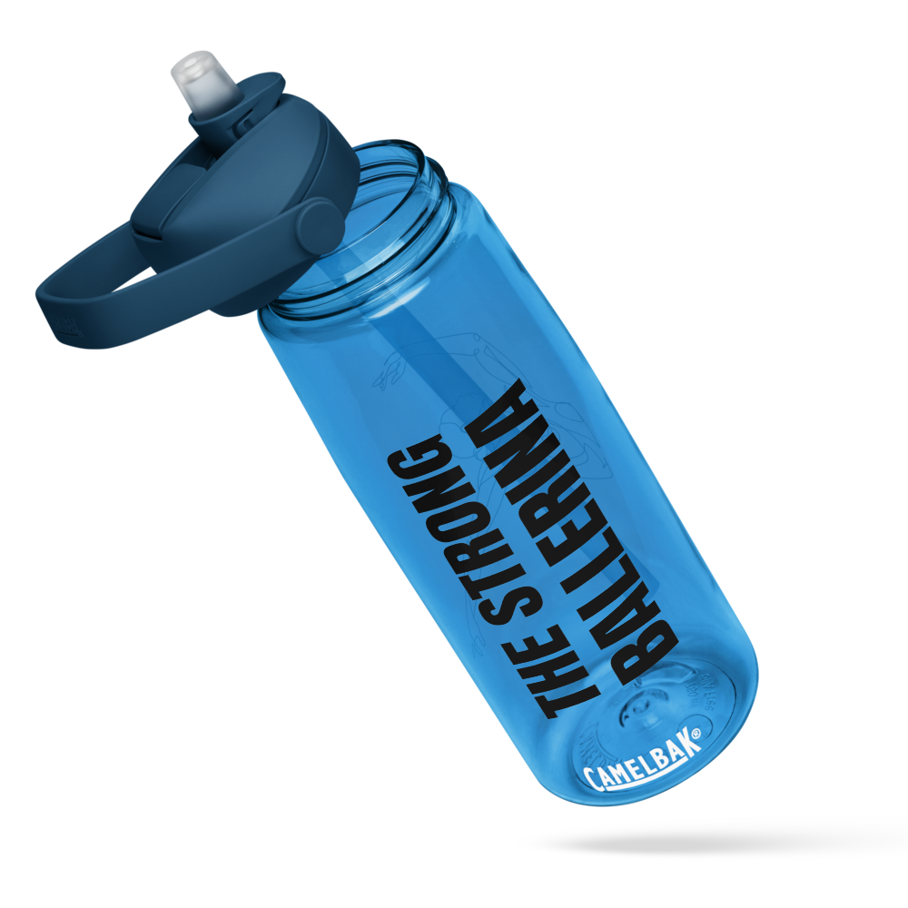 Flip straw water bottle - The Strong Ballerina edition